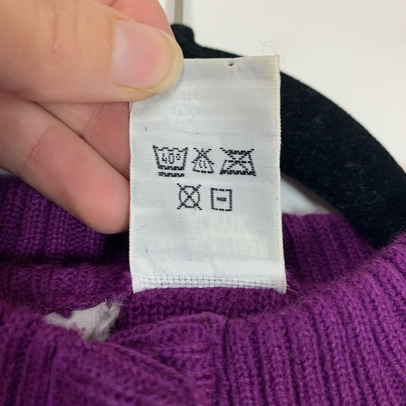 VTG Express Knit Zig Zag Grandpa Sweater Size Large Bright Retro Statement Cozy - Picture 6 of 15